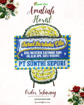 Papan Bunga Duka di Tebing Tinggi Lama