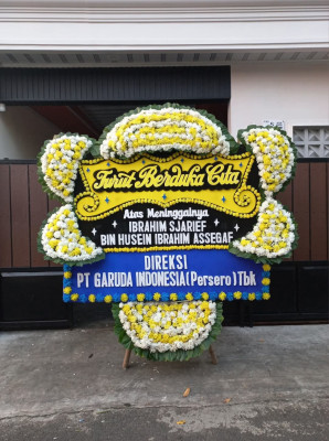 Papan Bunga Duka di Tebing Tinggi Lama