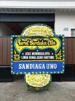 Papan Bunga Duka di Tebing Tinggi Lama