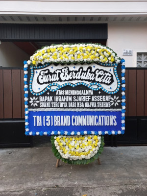 Papan Bunga Duka di Tebing Tinggi Lama